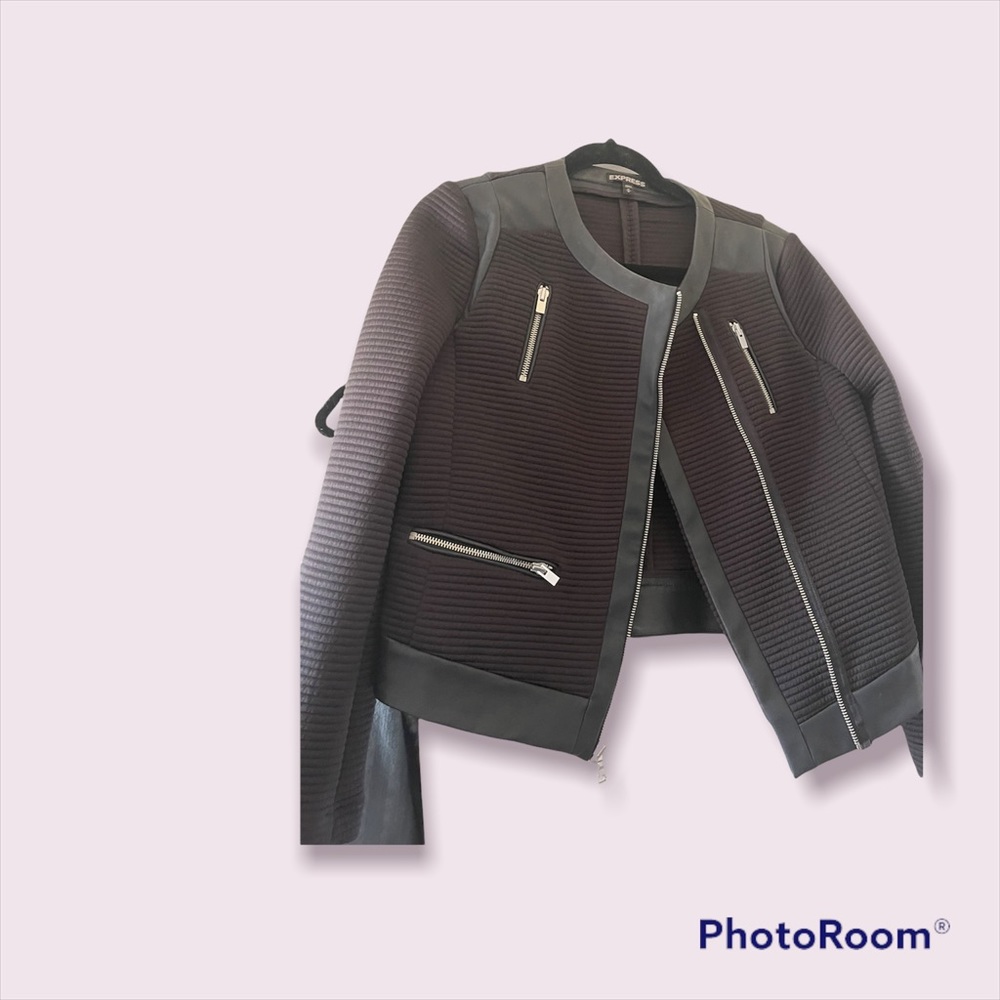 Moto style blazer